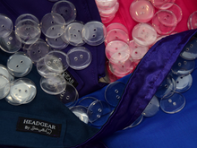 Load image into Gallery viewer, Satin Lined Scrub Bonnet Dark Berry