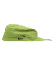 Load image into Gallery viewer, Satin Lined Scrub Bonnet Olive Green