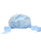 Load image into Gallery viewer, Satin Lined Scrub Bonnet Sky Blue