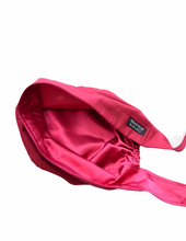Load image into Gallery viewer, Satin Lined Scrub Cap Dark Berry
