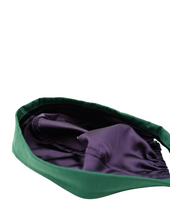 Load image into Gallery viewer, Satin Lined Scrub Bonnet Hunter Green