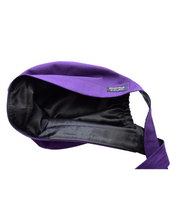 Load image into Gallery viewer, Satin Lined Scrub Cap Dark Purple