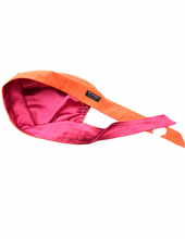 Load image into Gallery viewer, Satin Lined Scrub Cap Dark Orange
