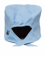 Load image into Gallery viewer, Satin Lined Scrub Cap Ciel Blue