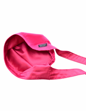 Load image into Gallery viewer, Satin Lined Scrub Cap Fuchsia Pink