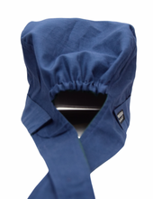 Load image into Gallery viewer, Satin Lined Scrub Cap Dark Blue