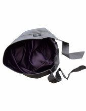 Load image into Gallery viewer, Satin Lined Scrub Bonnet Dark Gray