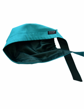 Load image into Gallery viewer, Satin Lined Scrub Cap Teal Green