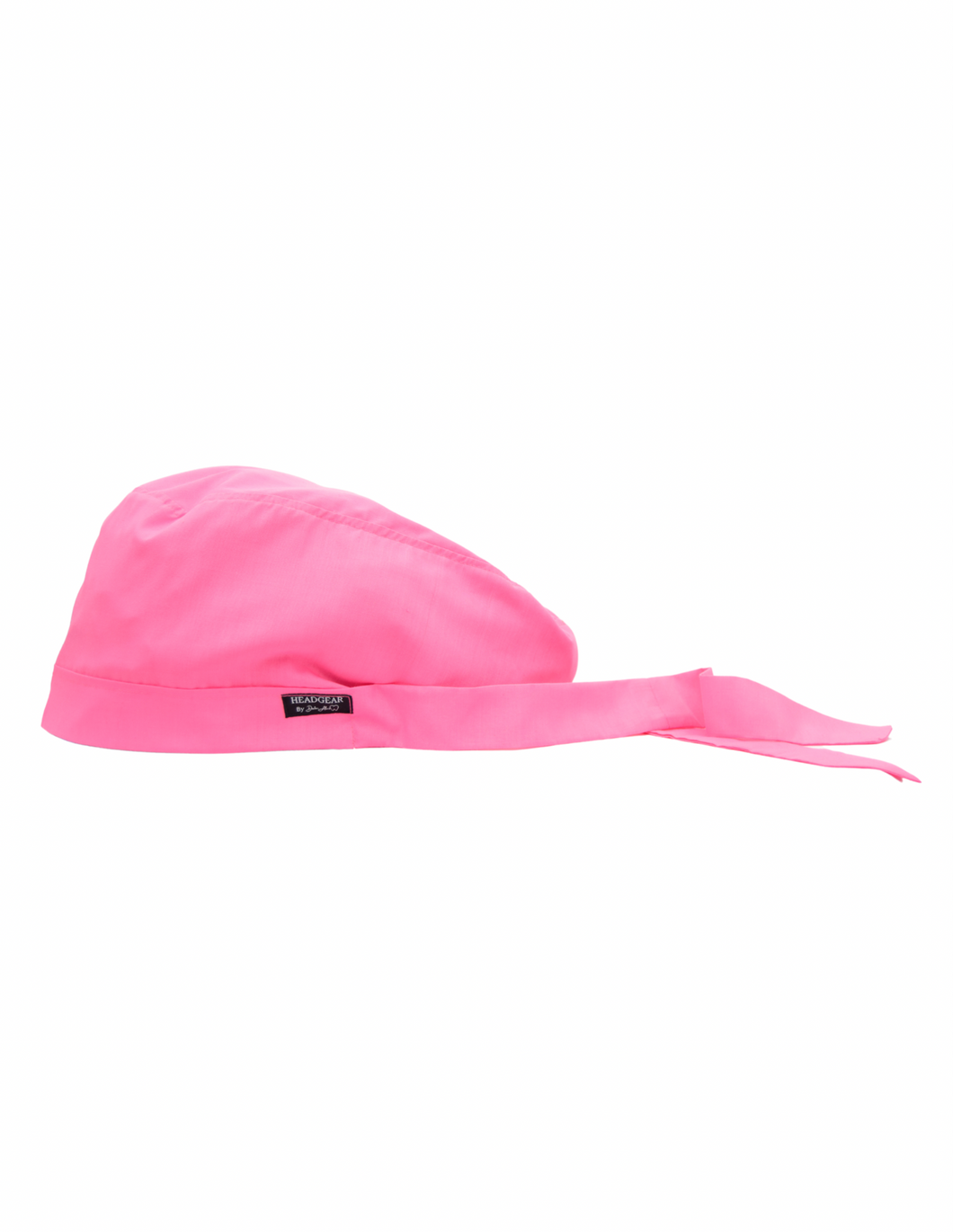 Satin Lined Scrub Bonnet Rose Pink